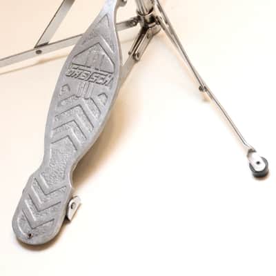 Gretsch Hi Hat Stand, Early Flat Base Version #4844, Original Clutch, Riveted Rubber Feet - 1961 to '63 / INSPECTED & TESTED image 8