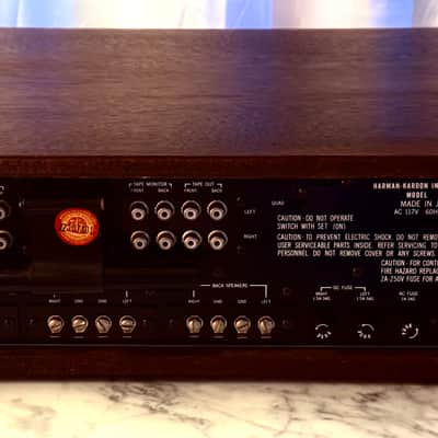 Harman/Kardon 50+ Vintage Multichannel Receiver with Original Wood Case — Serviced, Cleaned, LED Dial Lighting image 16