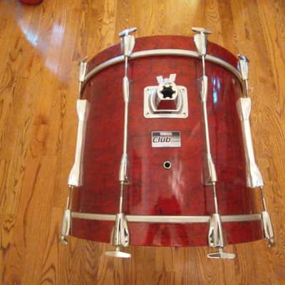 Yamaha Vintage Club Custom 22 X 16 Bass Drum, Made In Japan Top Line Drum !y image 7
