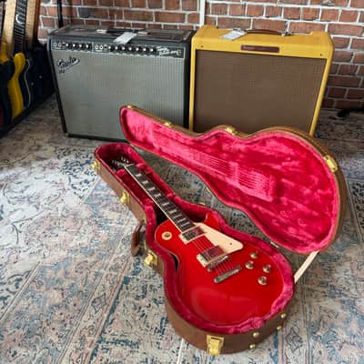 Used Gibson Les Paul Standard '60s Plain Top 2023 - Cardinal Red w/OHSC image 9