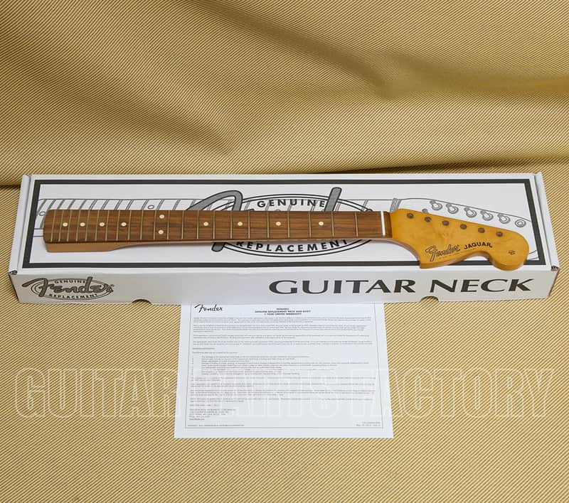 099-1713-921 Fender Classic Player Jaguar Neck, 22 MED Jumbo Frets, Pau Ferro, C Shape