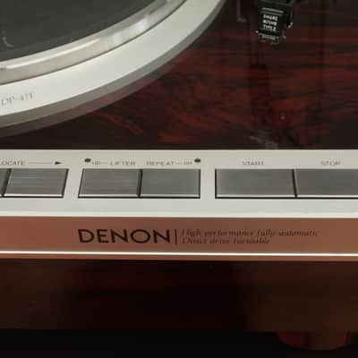 Denon DP-47F Vintage Fully Automatic Direct Drive Vinyl Turntable - 100V image 6