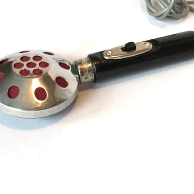 Vintage 1940's Philmore 1500 Hand-Held "Lollipop" Dynamic Microphone with Original Box-Works! image 3