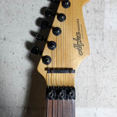 Alpha Matsumoku Japan Kramer Charvel style super strat 80's White image 8