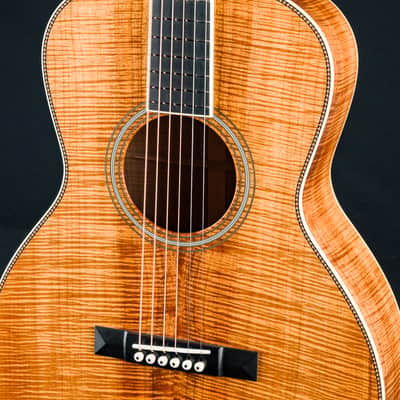 Bourgeois LDBO-12/S Custom All Flamed Koa 12-Fret with Slotted Headstock NEW image 8