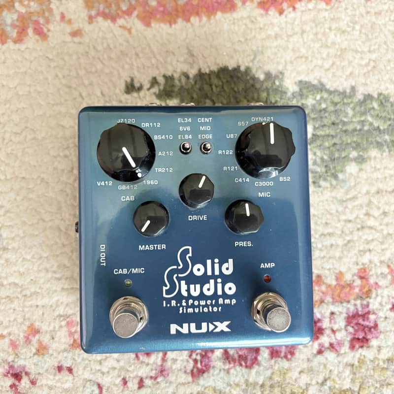 NuX NSS-5 Solid Studio IR and Power Amp Simulator 2010s Blue image 1