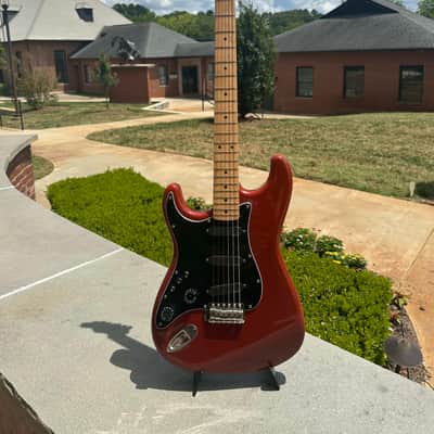 Greco SE Stratocaster Owned By Elliot Easton 1980 - Dakota Red Left Handed OHSC image 3
