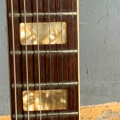 Ibanez Model 1910 1972 Red Sunburst Semi-Hollow Body Electric Guitar image 7