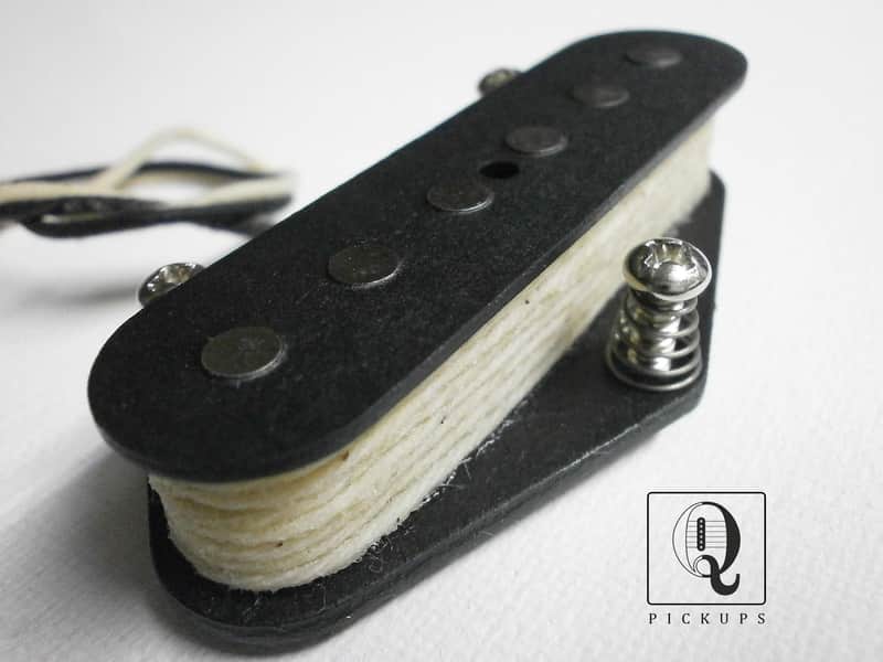 Telecaster HOT 13kOhm Broadcaster Nocaster Esquire A3 Bridge Pickup HandWound by Q pickups Tele image 1