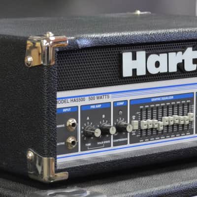Hartke HA5500 – 500w Bass Amplifier Head – Used - Black Tolex image 2
