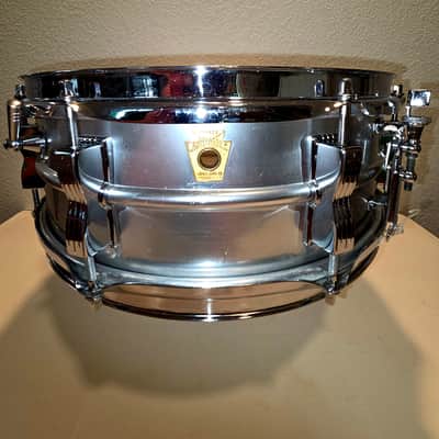 67 Ludwig  Acrolite No. 404-grey matte finish and chrome image 24