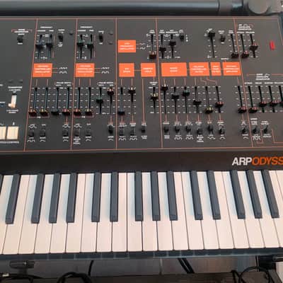 Korg ARP Odyssey Rev3 37-Slim Key Duophonic Analog Synthesizer 2015 - Present - Black/Orange image 2