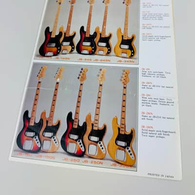 Jarock Electric Guitars Foldout Brochure (c. 1975) image 2