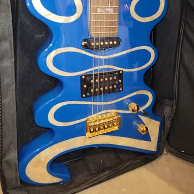 Unique 2008 Blue Electric Guitar image 1
