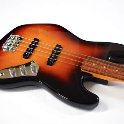 Fender American Jaco Pastorious Fretless Jazz Bass - Sunburst image 4