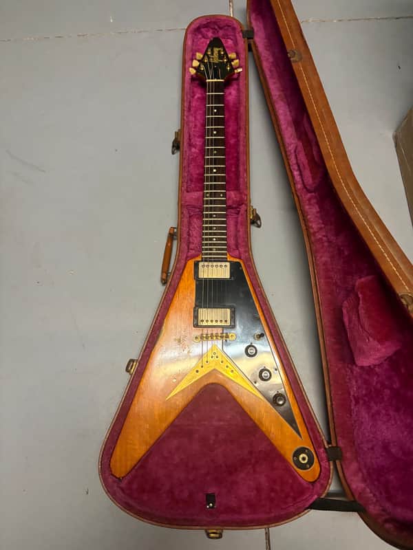 Gibson Flying V Heritage Korina Reissue 1981-1983 Natural