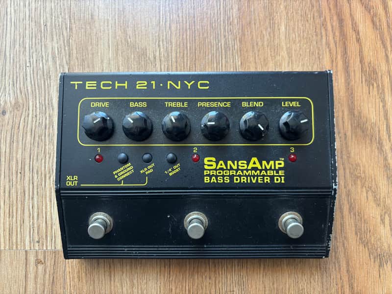 Tech 21 Sansamp Programmable Bass Driver