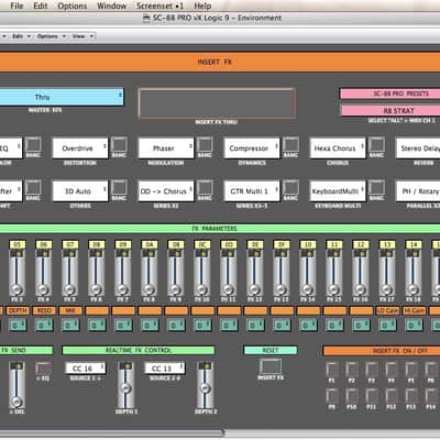 Virtual SOUND CANVAS editor / programmer - Roland SC-88 PRO / 88 / 55, etc - LOGIC v4 - X image 10