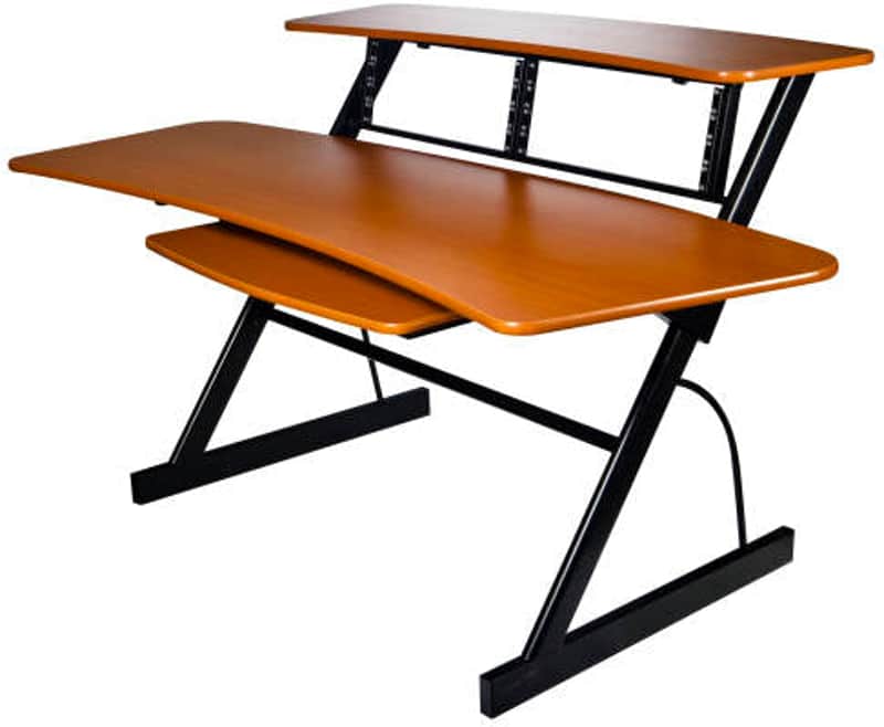 Yorkville SD1 Large Studio Desk Workstation (Woodgrain) Bild 1