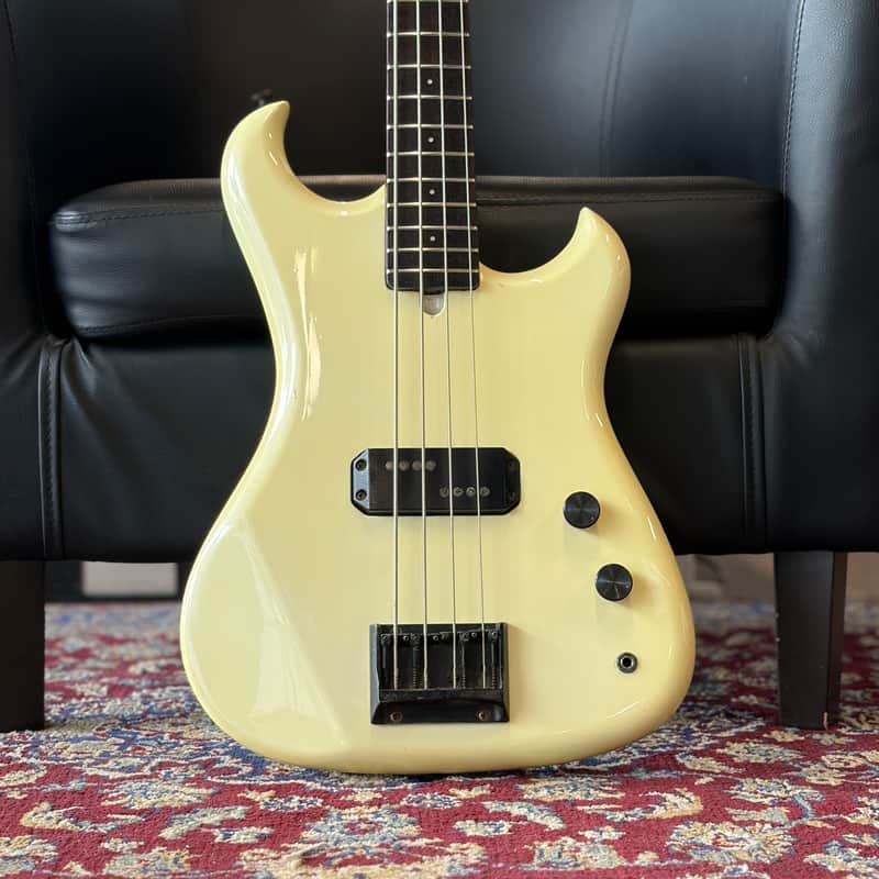 Westone Spectrum ST Bass Matsumoku MIJ 1985 - Ebony Fingerboard, White, Used image 1