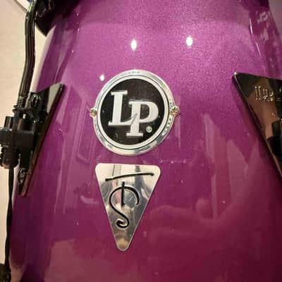 ~NEW!~ LP Latin Percussion LP552X-TS Tony Succar Signature 12-1/2" New Zealand Pine Tumbadora in Rainbow Lacquer with Black Nickel Hardware & Black Skyn Head image 2