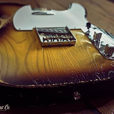 Telecaster Body 3-Tone Sunburst Relic - 60's Style Aged Nitro image 2