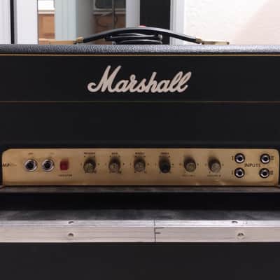 Red Rhodes modded '74 Marshall 50 watt JMP Bass/Lead Head EL 34s image 1