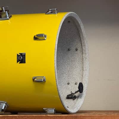 1970's Tama 18" Imperialstar Floor Tom W Re-Rings 16x18 Yellow image 7