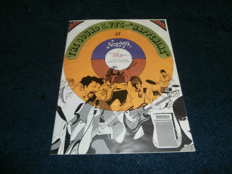 Vintage 1969 Norma Full-Line Catalog! Guitar, Bass, Drum, Accessories! RARE! image 1