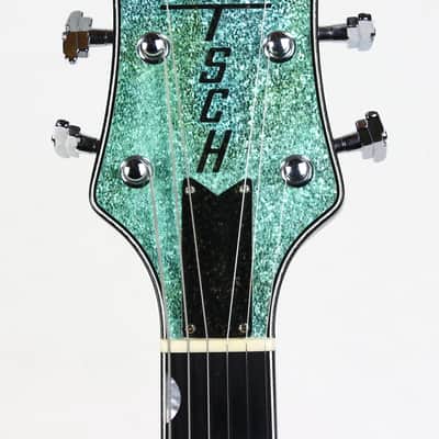 2015 Gretsch USA Custom Shop STEPHEN STERN G6136-CS DC Double Cut White Falcon Turquoise Sparkle 3-Pickup ONE-OFF! image 9