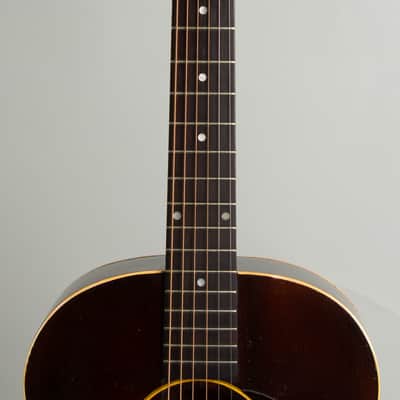 Gibson  LG-2 Flat Top Acoustic Guitar (1947), molded plastic hard shell case. image 8