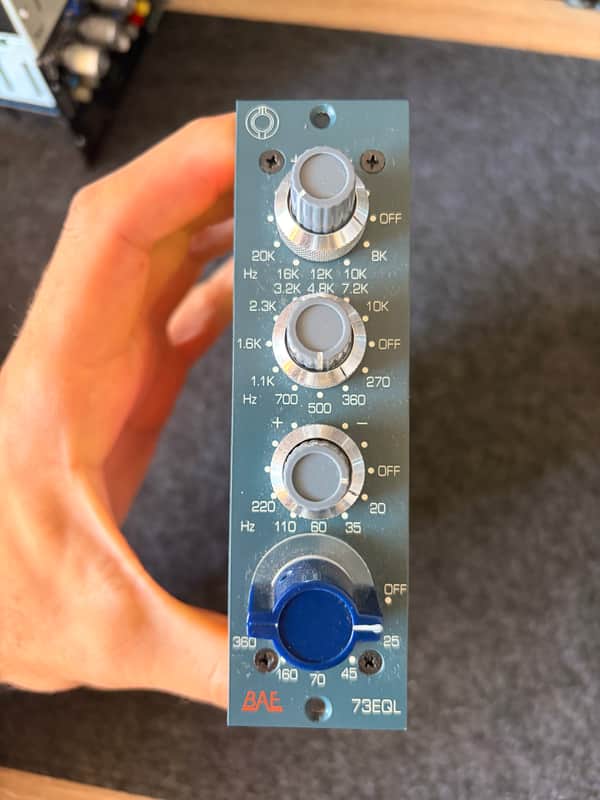 BAE 73EQL 500 Series 3-Band Equalizer Module 2020 - RAF Blue Grey image 1