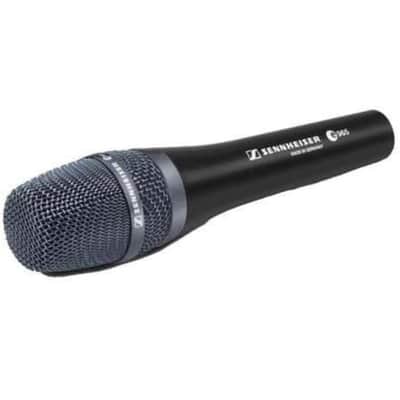 Liquid Audio - Sennheiser E 965 Condenser Handheld Vocal Microphone Bundle w/Pig Hog PHM10 8mm Mic Cable Polishing Cloth image 3