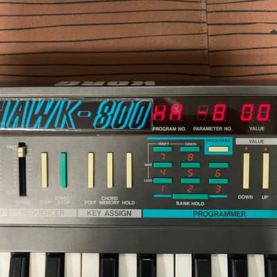 Korg Poly-800 with Hawk-800 & AtomaHawk + original case image 2