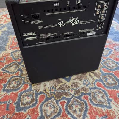 Used Fender Rumble 100 bass amp image 3