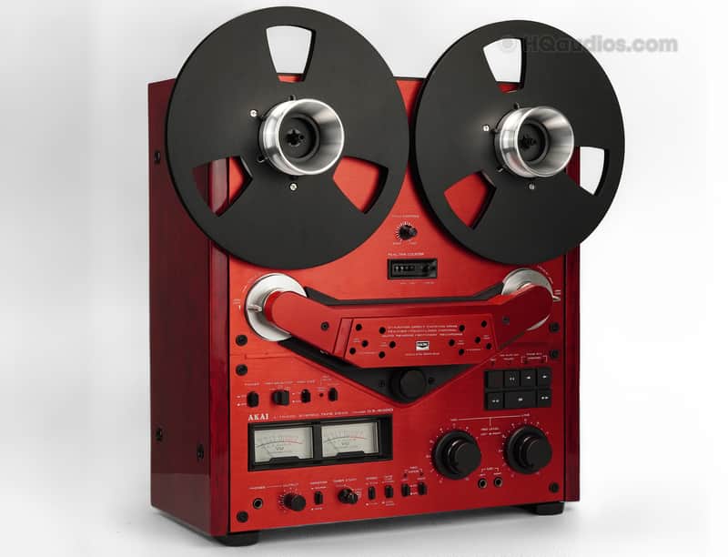Akai GX-635D Reel-to-Reel Tape Deck Custom Red - Restored - 1 Year Warranty image 1