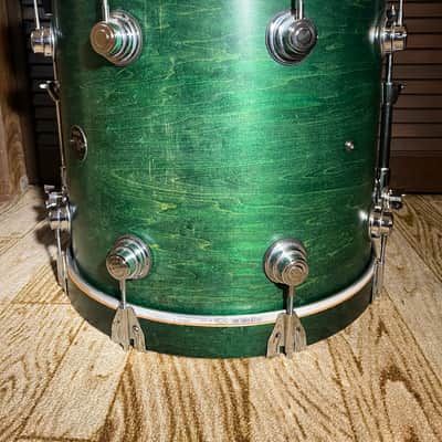 DW collectors series 3 piece bop kit satin emerald green image 10