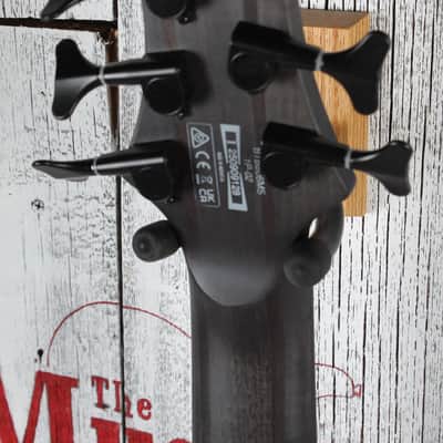 Ibanez BTB806MS Multi Scale 6 String Electric Bass Guitar Trans Gray Flat w Case image 13