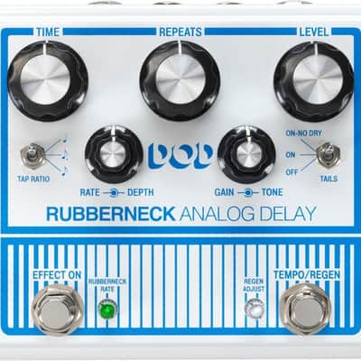 DigiTech DOD Rubberneck Analog Delay Guitar Stomp Box Effect Pedal w/ Tap Tempo image 2