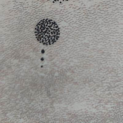 Handcrafted / custom 50cm Shamanic Frame Drum - Izabela Oldak 2020 - Natural / Deer hide image 6