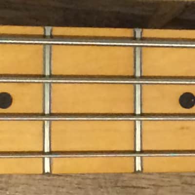 Hondo Deluxe Series 830 Gloss Golden Sunburst Finish Electric Bass Guitar image 8