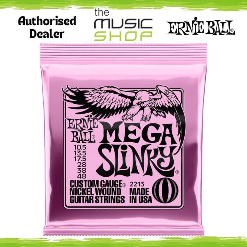Box of 12 x Ernie Ball Mega Slinky 10.5-48 Electric Guitar Strings - 2213 image 1