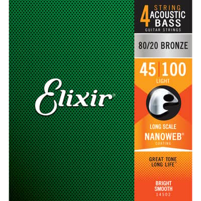 Elixir 14502 Acoustic Bass 45-100 - Acoustic Bass Strings image 2