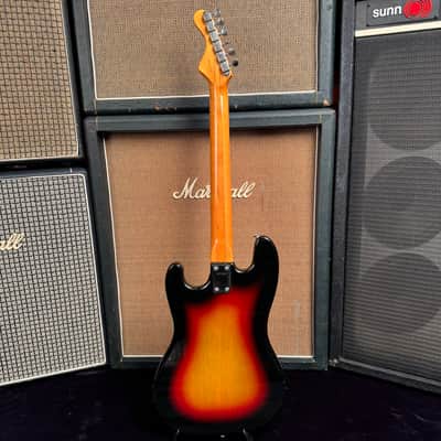 1966 Vox Harlem V244 3-Color Sunburst Factory Scalloped Neck image 4