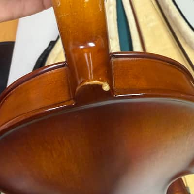 Kessler SV-100 4/4 Full Size Violin - Golden Brown image 10
