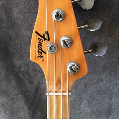 Left-handed Fender Precision bass, c1975 Tobacco Burst, converted to PJ image 3