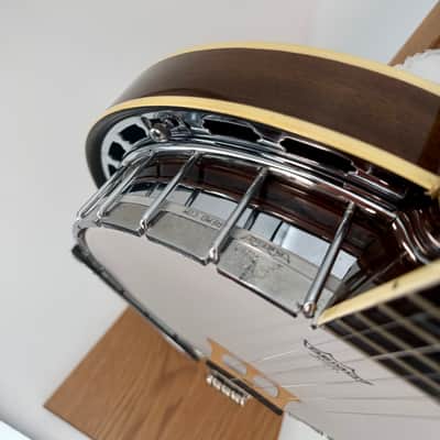 1970s GTR Florentine Special 5-String Banjo, Mahogany, Gruhn Taylor Wood image 9