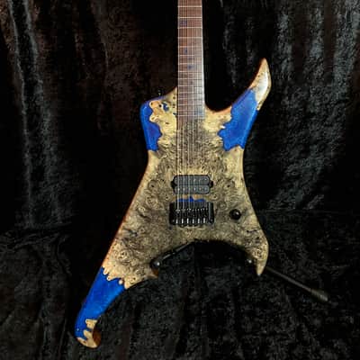 TWS (TW Smith) Guitars Spitfire Baritone Buckeye Burl Warrior image 1