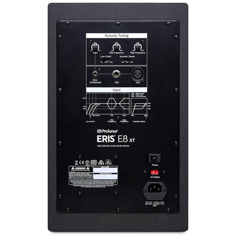PreSonus Eris E8 XT 2-Way Active Studio Monitor (Single) image 2