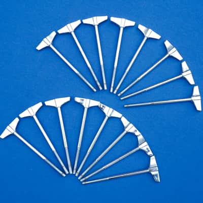 Pearl T-075 Masters T-rods Tension Rods Bass Drum Lot of 16 90s image 10
